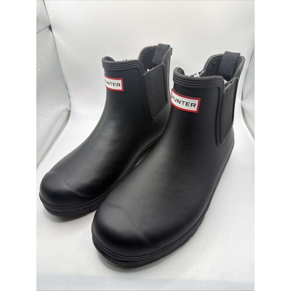 HUNTER‎ WOMENS CHELSEA BOOT, HUNTER WOMEN. Size US 10 Black.